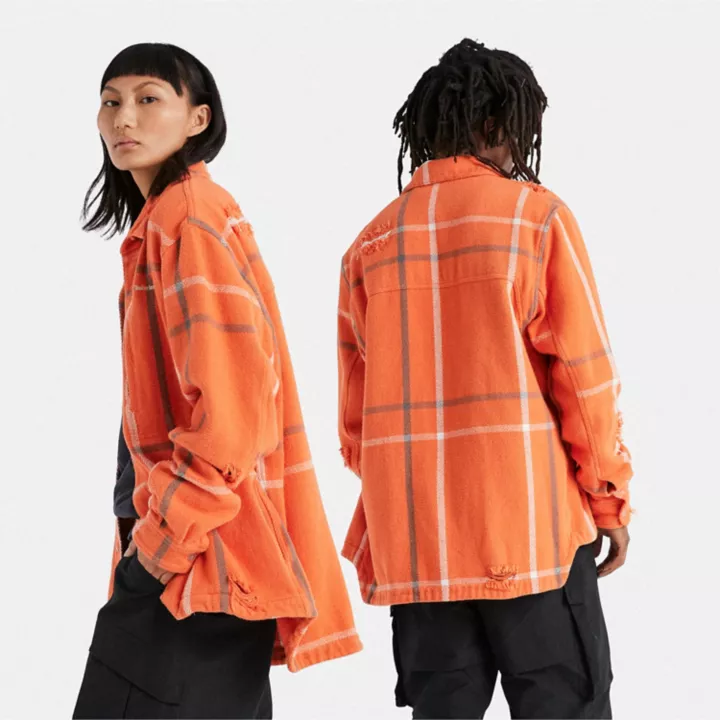 All Gender Timberland x A-Cold-Wall Overshirt in Orange