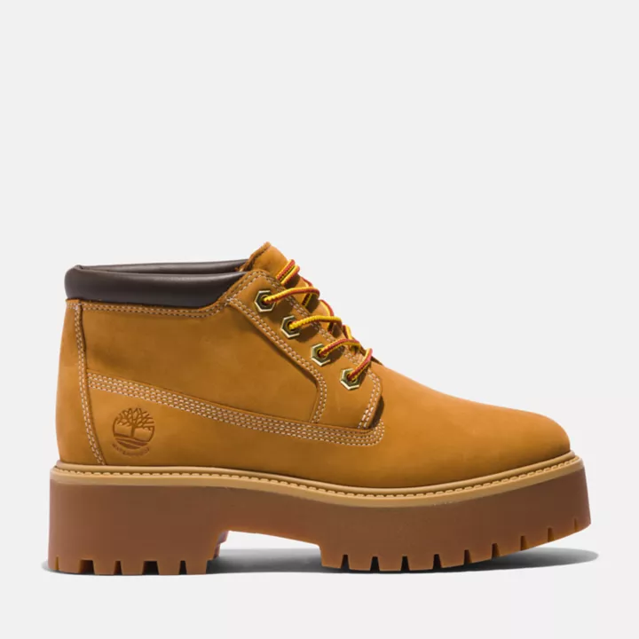 Stone Street Timberland Premium Platform Waterproof Chukka for Women in Yellow