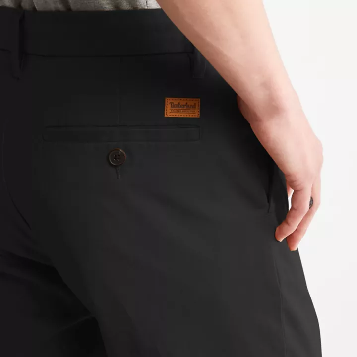 Squam Lake Stretch Chinos for Men in Black