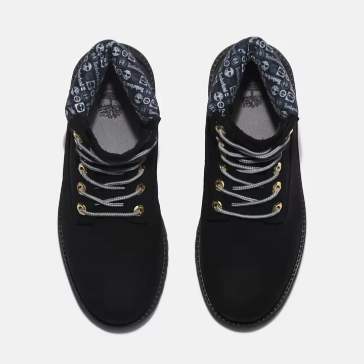 Timberland Premium 6 Inch Boot for Junior in Black