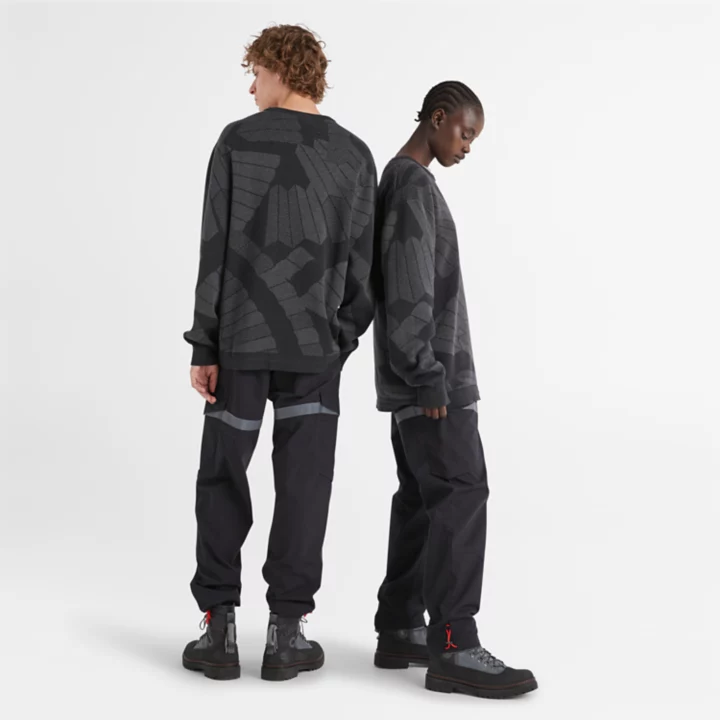 Timberland x Raeburn Knit Crewneck Sweatshirt in Grey