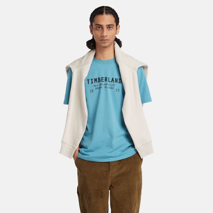 Carrier T-Shirt for Men in Light Blue