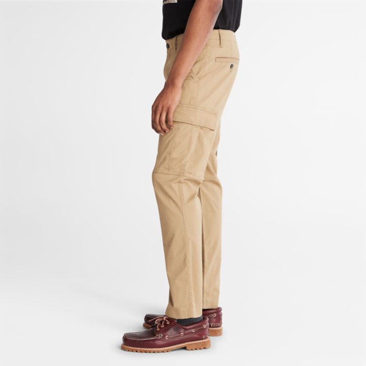 Core Cargo Trousers for Men in Beige