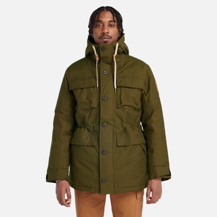 Wilmington Expedition Waterproof Parka for Men in Green