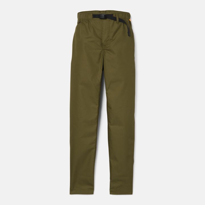 Comfort Stretch Trousers for Men in Green