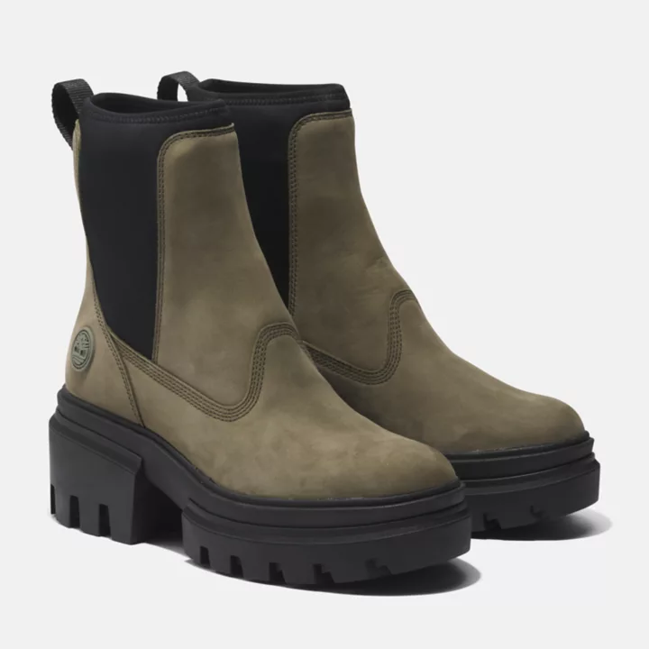 Everleigh Chelsea Boot for Women in Dark Green