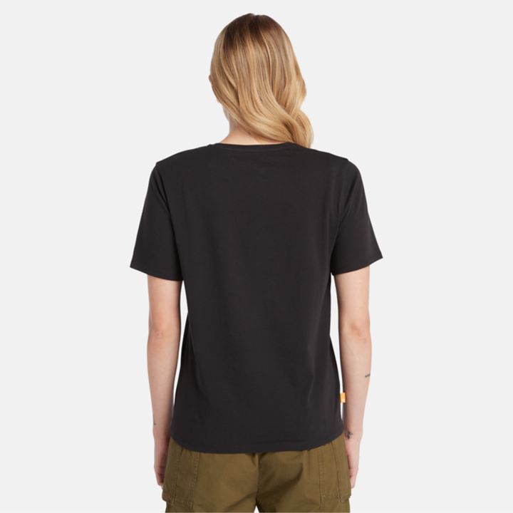 Exeter River T-Shirt for Women in Black
