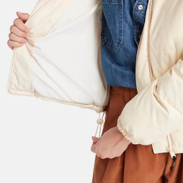 Mountain Welsh Puffer Jacket for Women in Beige