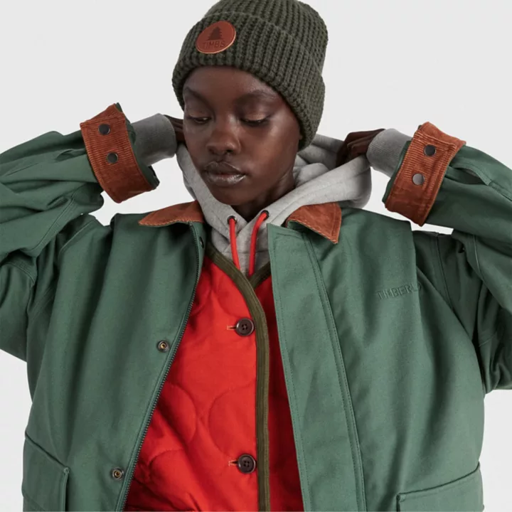 Timberland x Nina Chanel Abney 3-in-1 Chore Jacket in Green