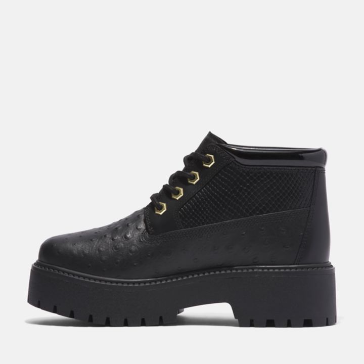 Stone Street Timberland Premium Platform Waterproof Chukka for Women in Black