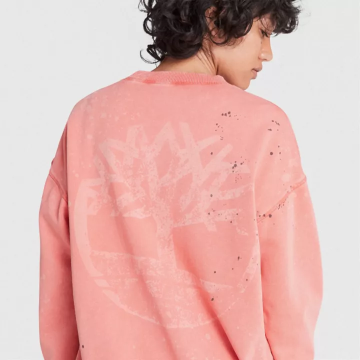 All Gender Timberland x A-COLD-WALL* Future73 Crewneck Sweatshirt in Orange