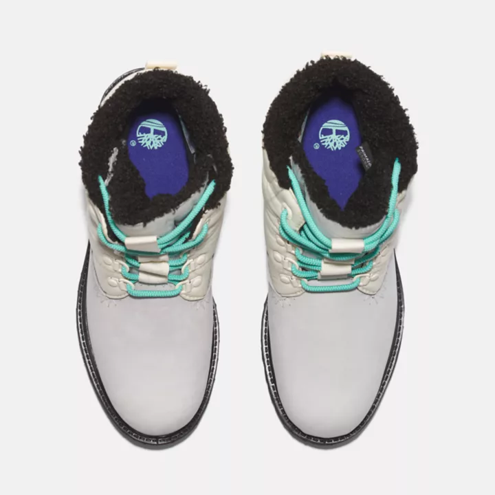 Timberland Premium 6 Inch Puffer Boot for Women in Grey