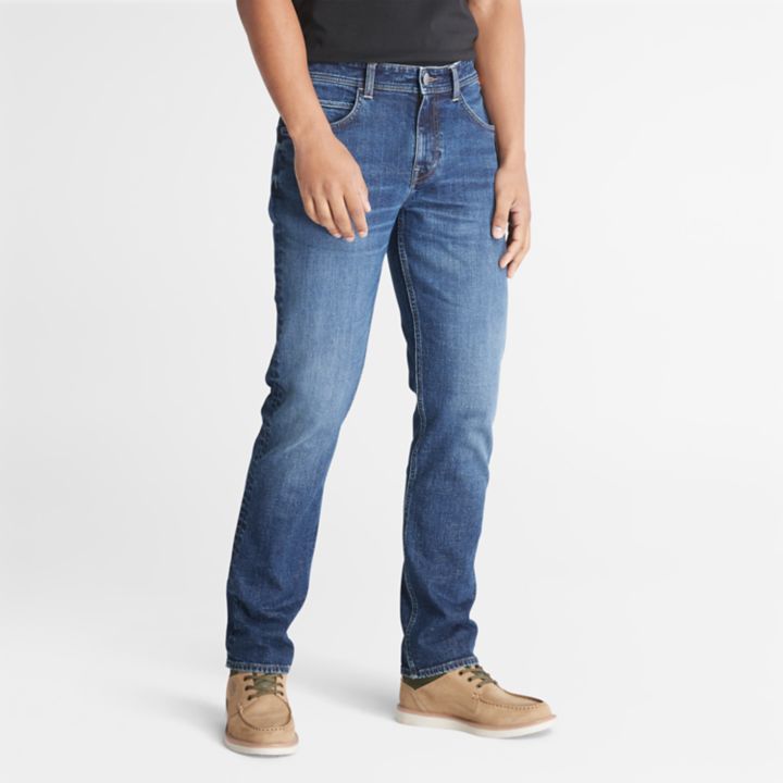 Stretch Core Jeans for Men in Navy