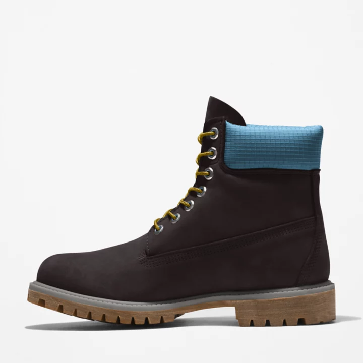 Bottine 6-inch Timberland Premium pour homme en noir/bleu