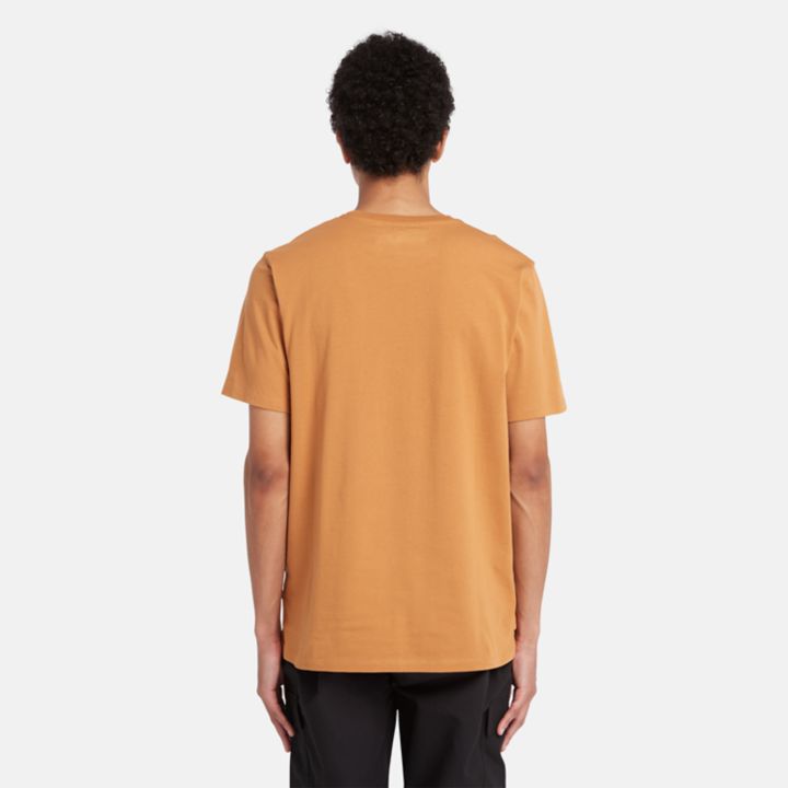 Short Sleeve Buffalo T-Shirt for Men in Orange