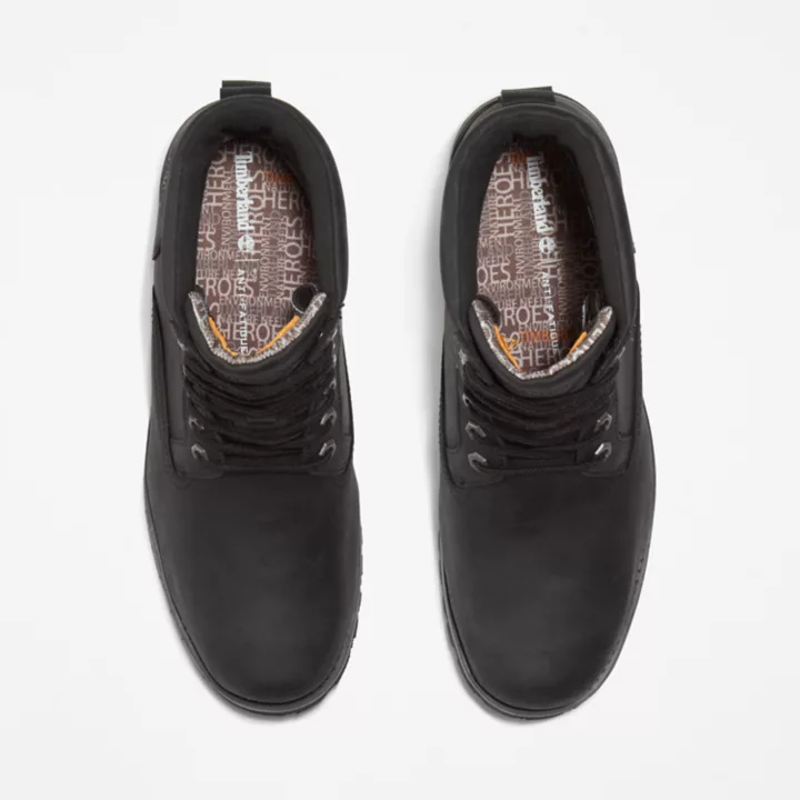 Rugged Waterproof II 6 Inch Boot for Men in Black