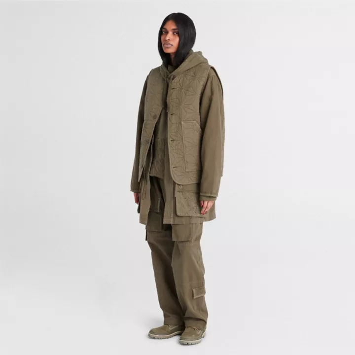 All Gender Timberland x CLOT Future73 Gilet in Dark Green