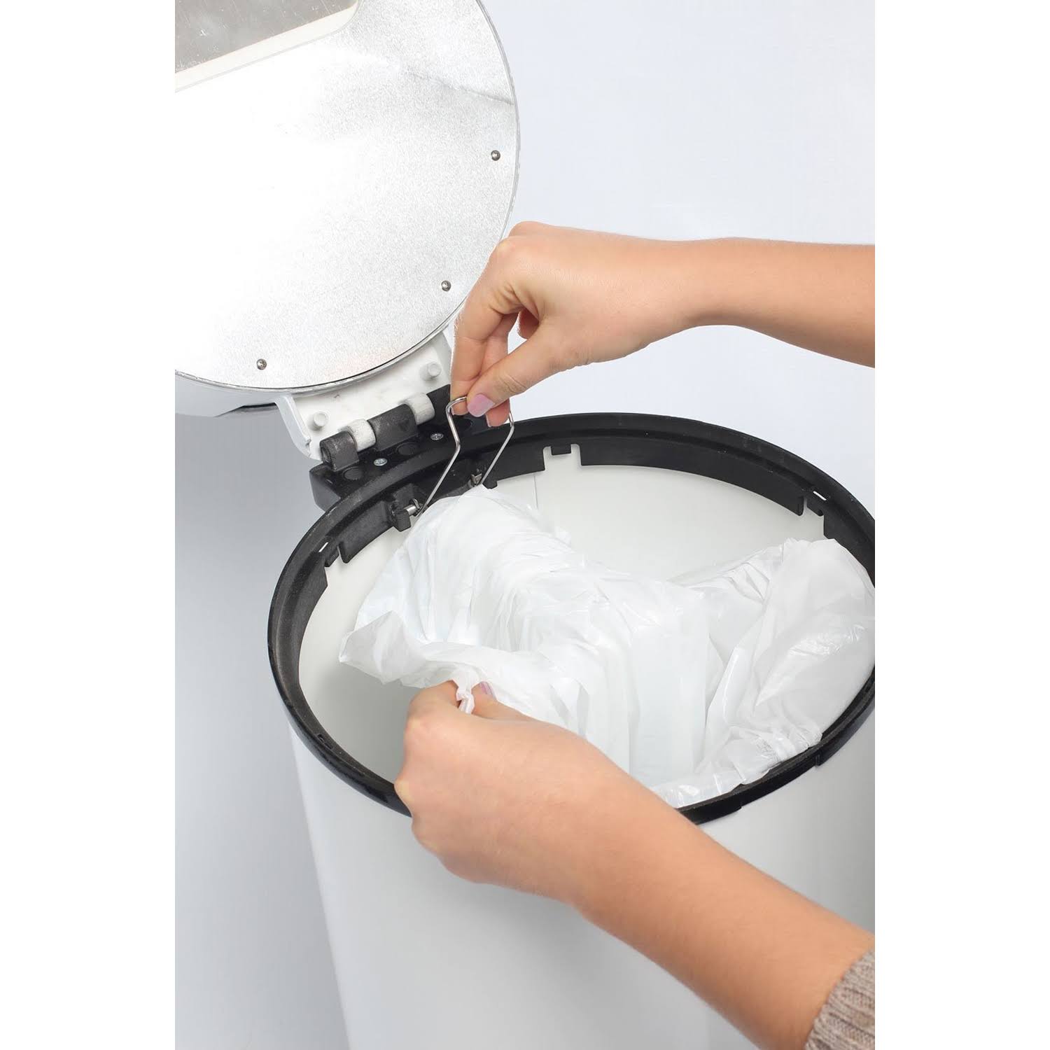 Bubula Steel Diaper Pail (Grey) Wellnestcares