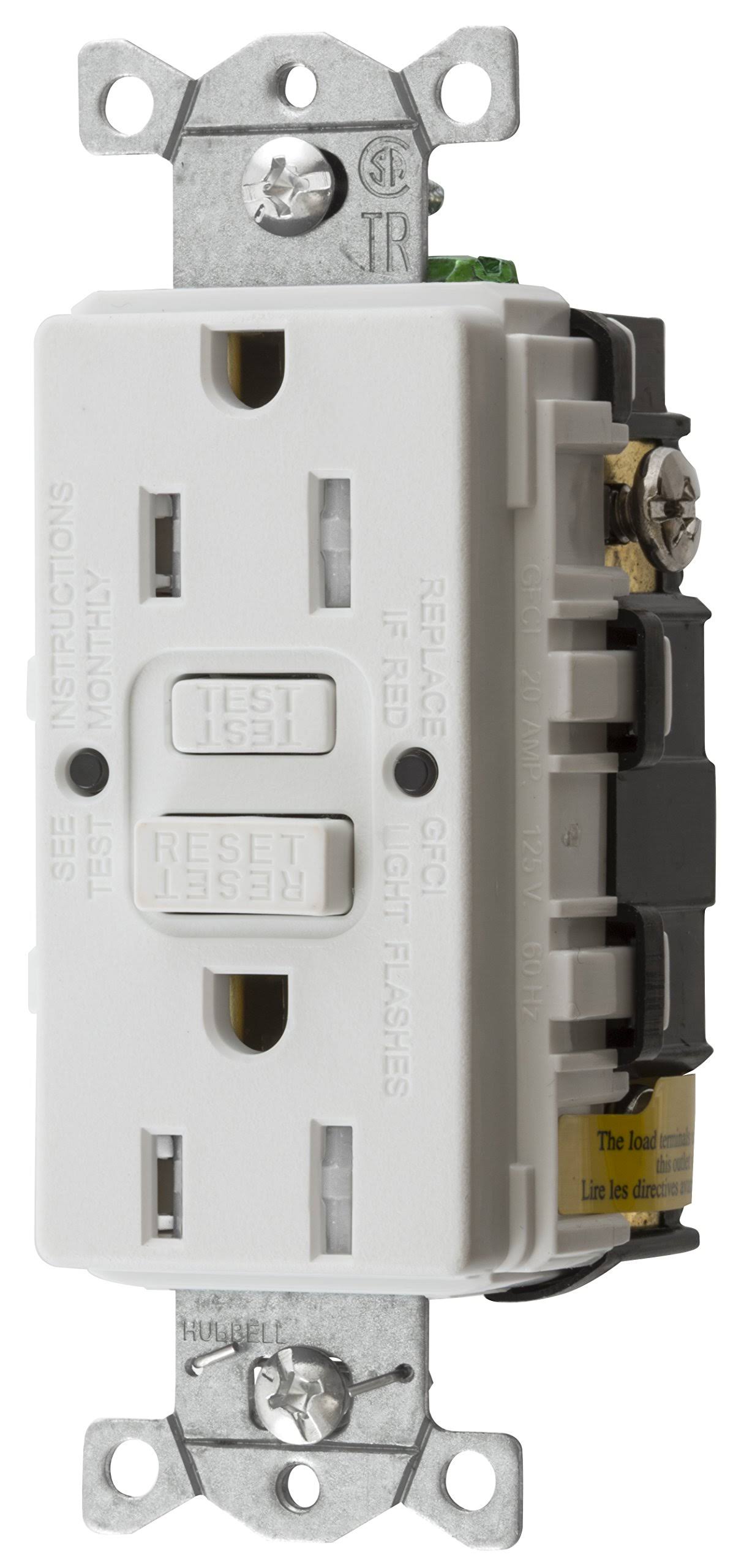 Hubbell Autoguard Commercial Standard TamperResistant GFCI Receptacle