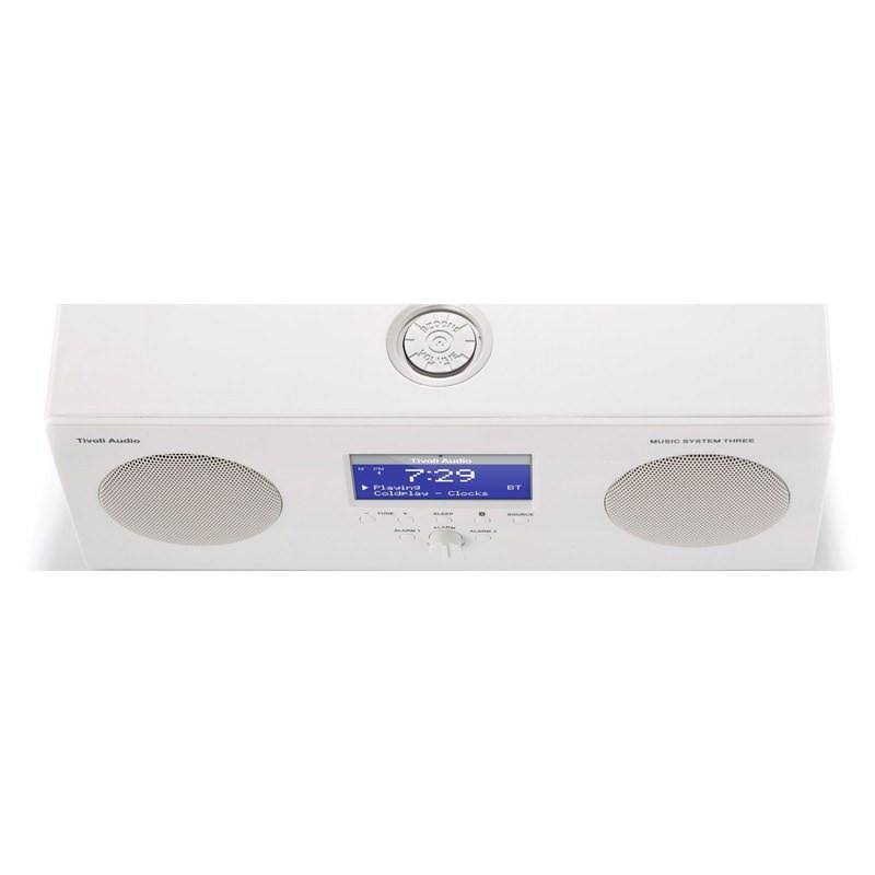 Tivoli Audio Music System Three Portable Hi Fi System White Wellnestcares