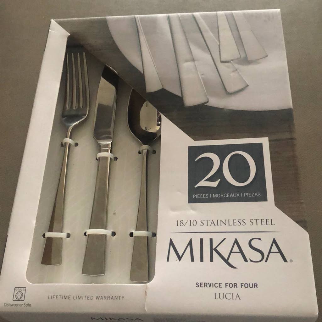 Mikasa Lucia 20 Piece Flatware Set Stainless Wellnestcares