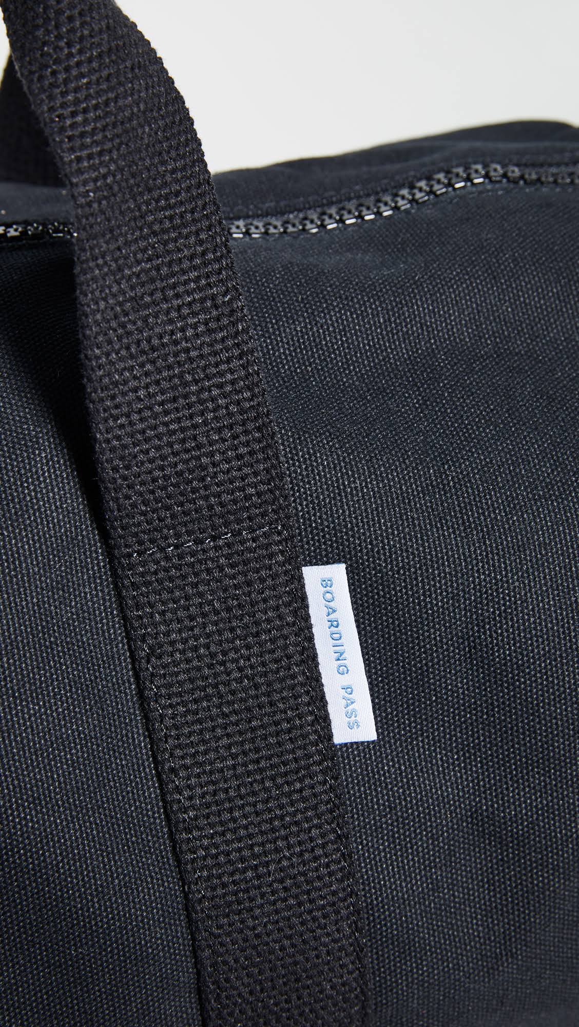 Boarding Pass Work Hard Play Hard Duffle Bag Black Wellnestcares