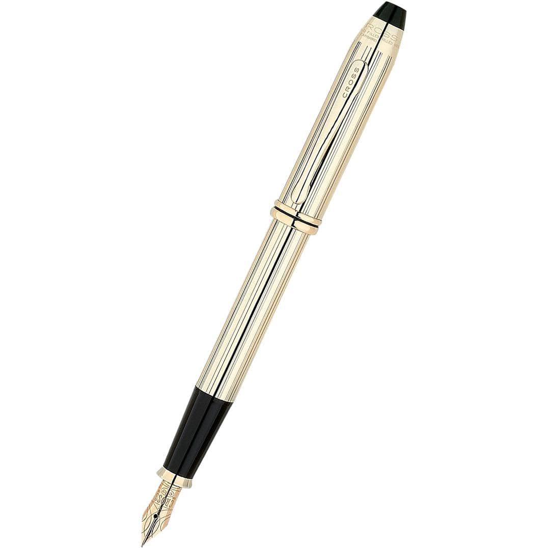 Cross Townsend 10kt Gold Filled Fountain Pen Fine Wellnestcares