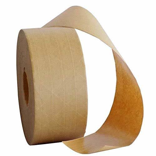PackageZoom 8 Rolls Reinforced Gummed Kraft Paper Tape, 2.75 Inches x