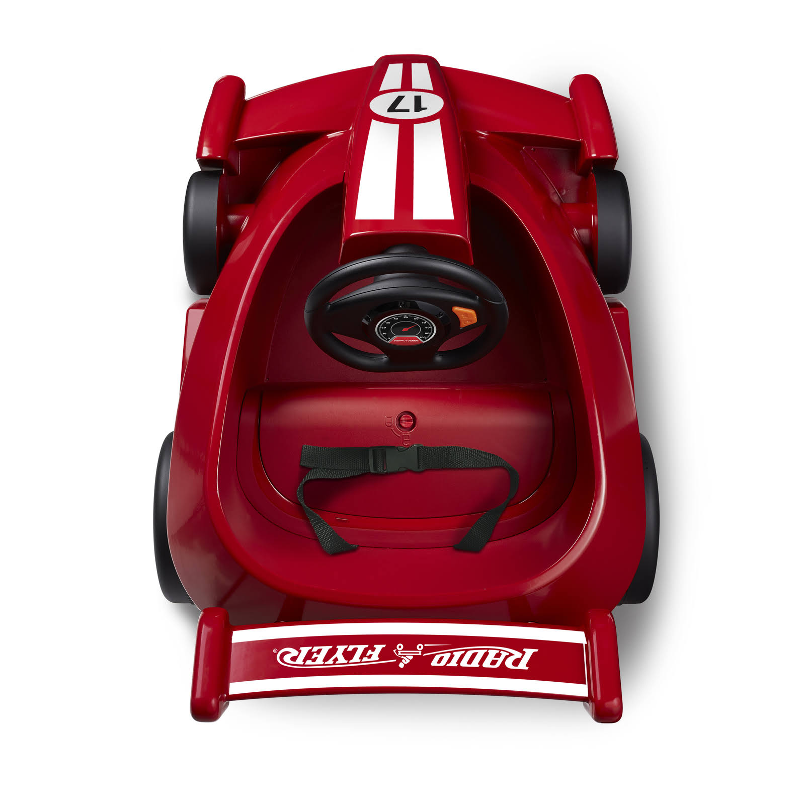 Radio Flyer Grow with Me Racer Battery Powered Ride on with Parent