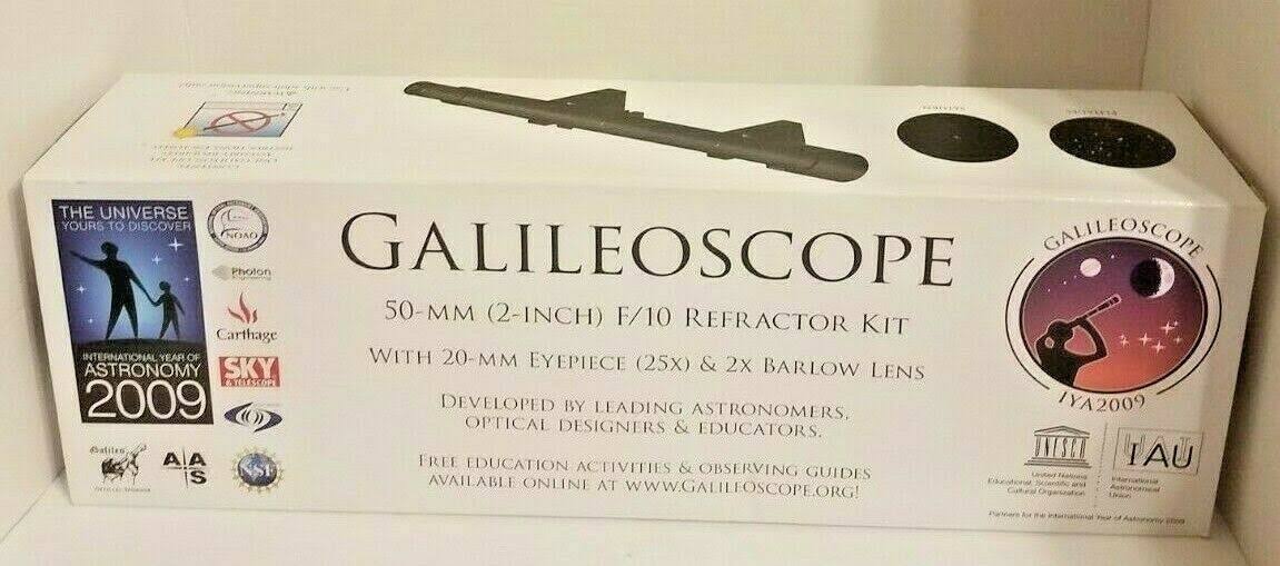 Galileoscope 2Inch Refractor Telescope Kit Wellnestcares