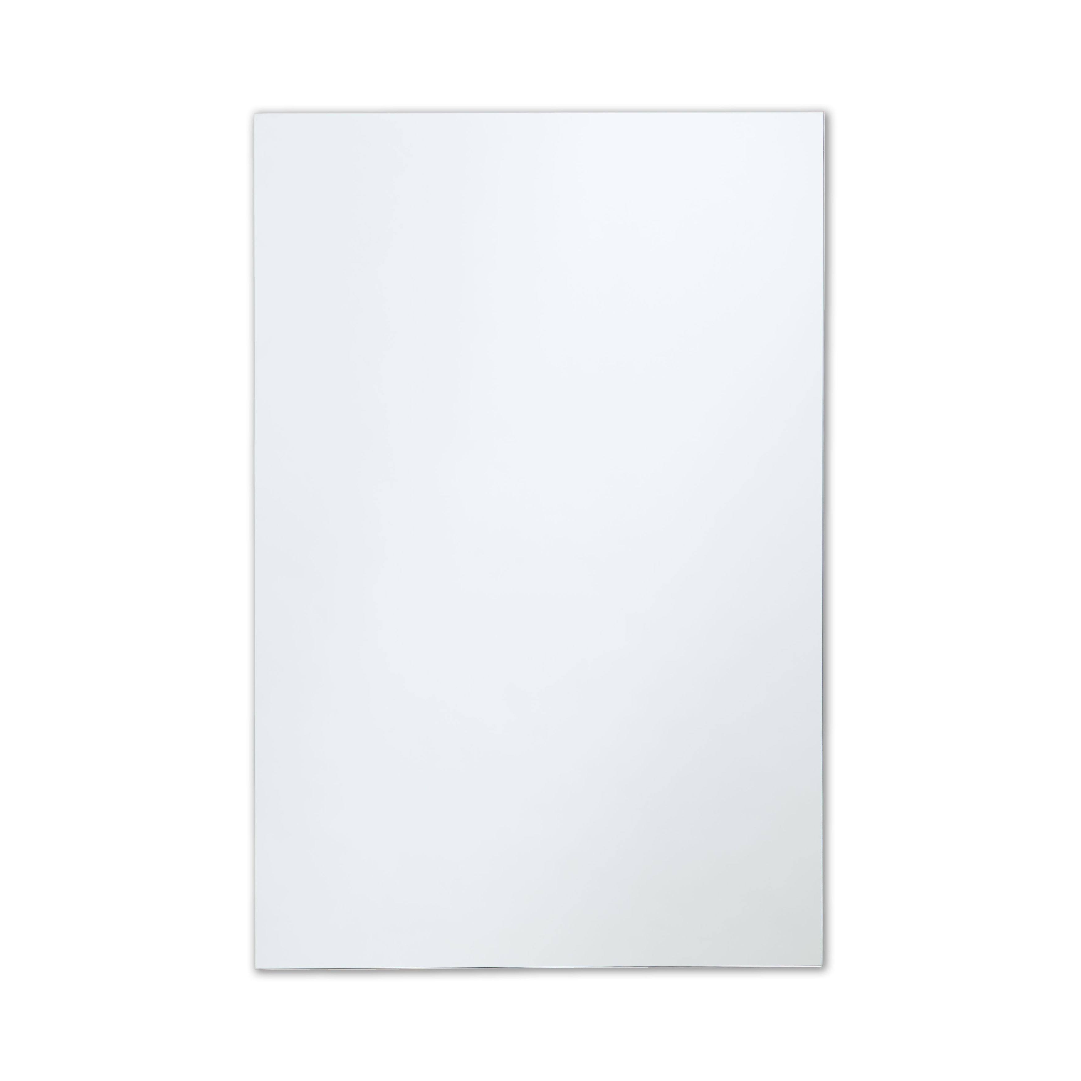 Frameless Polished Edge Rectangle Wall Mirror 24 x 30 Inches