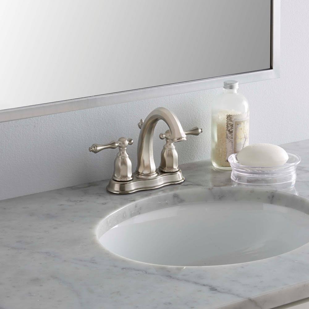 KOHLER K134904BN Kelston Centerset Bathroom Sink Faucet, Vibrant Brushed Nickel Wellnestcares
