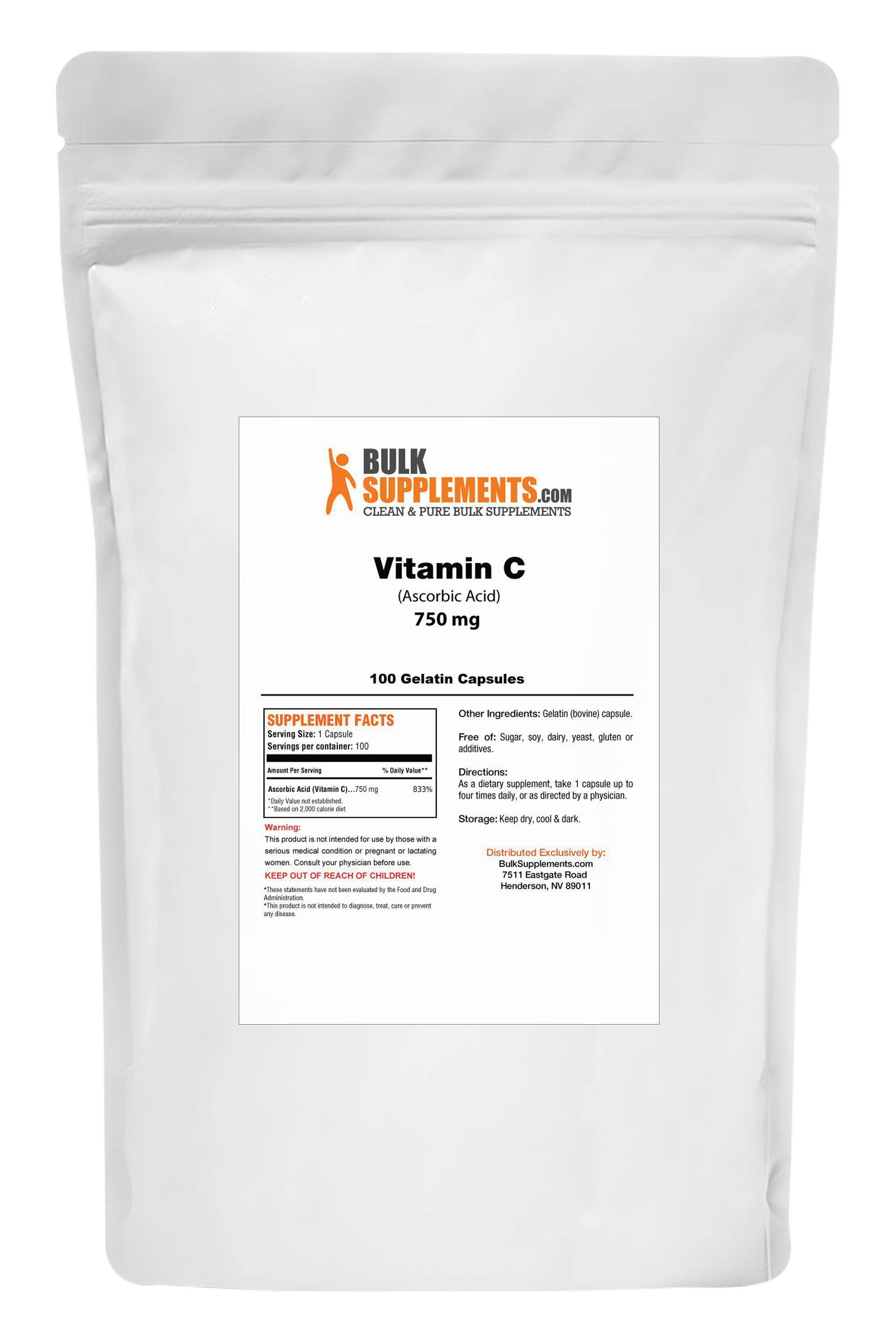 Bulksupplements Pure Ascorbic Acid (Vitamin C) Powder (5 Kilograms ...