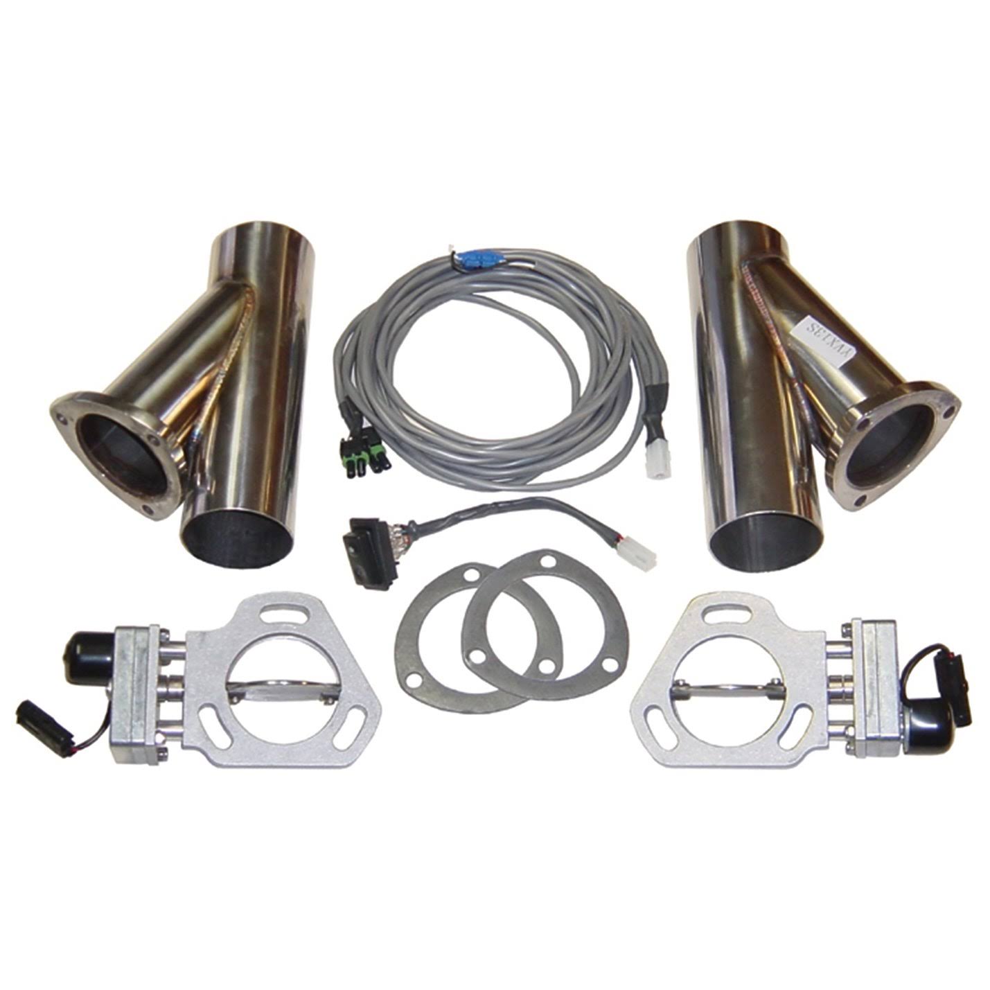 Pypes Performance Exhaust HVE10K3 Dual Electric Exhaust Cutout 3 inch