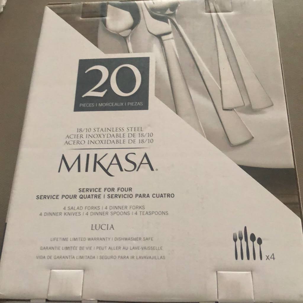 Mikasa Lucia 20 Piece Flatware Set Stainless Wellnestcares
