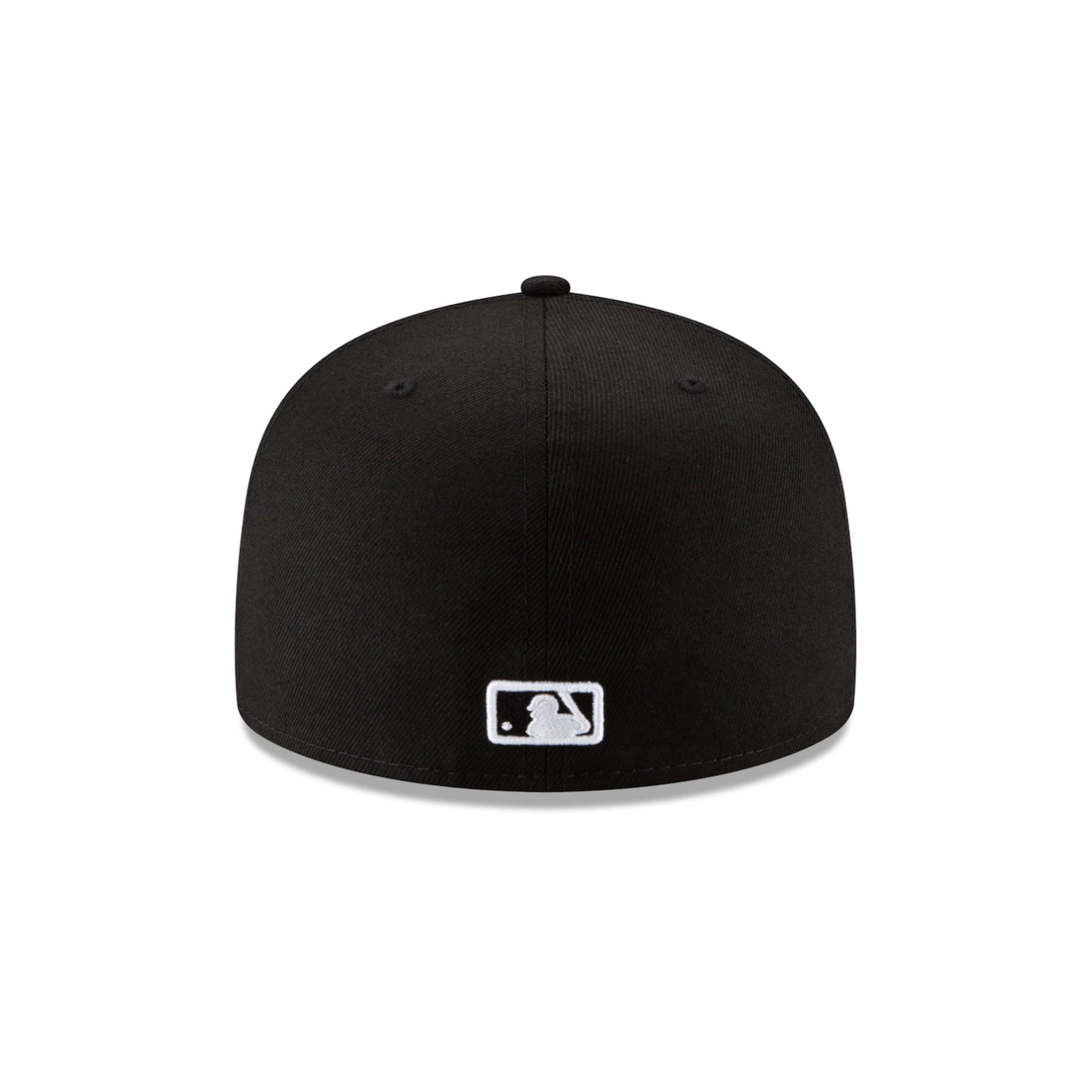 Los Angeles Dodgers New Era B-Dub 59FIFTY Fitted Hat - Black ...