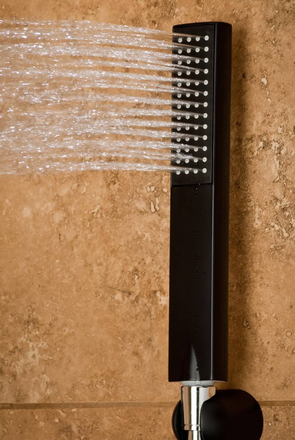 Pulse ShowerSpas 1020 Splash Shower System, Black Wellnestcares