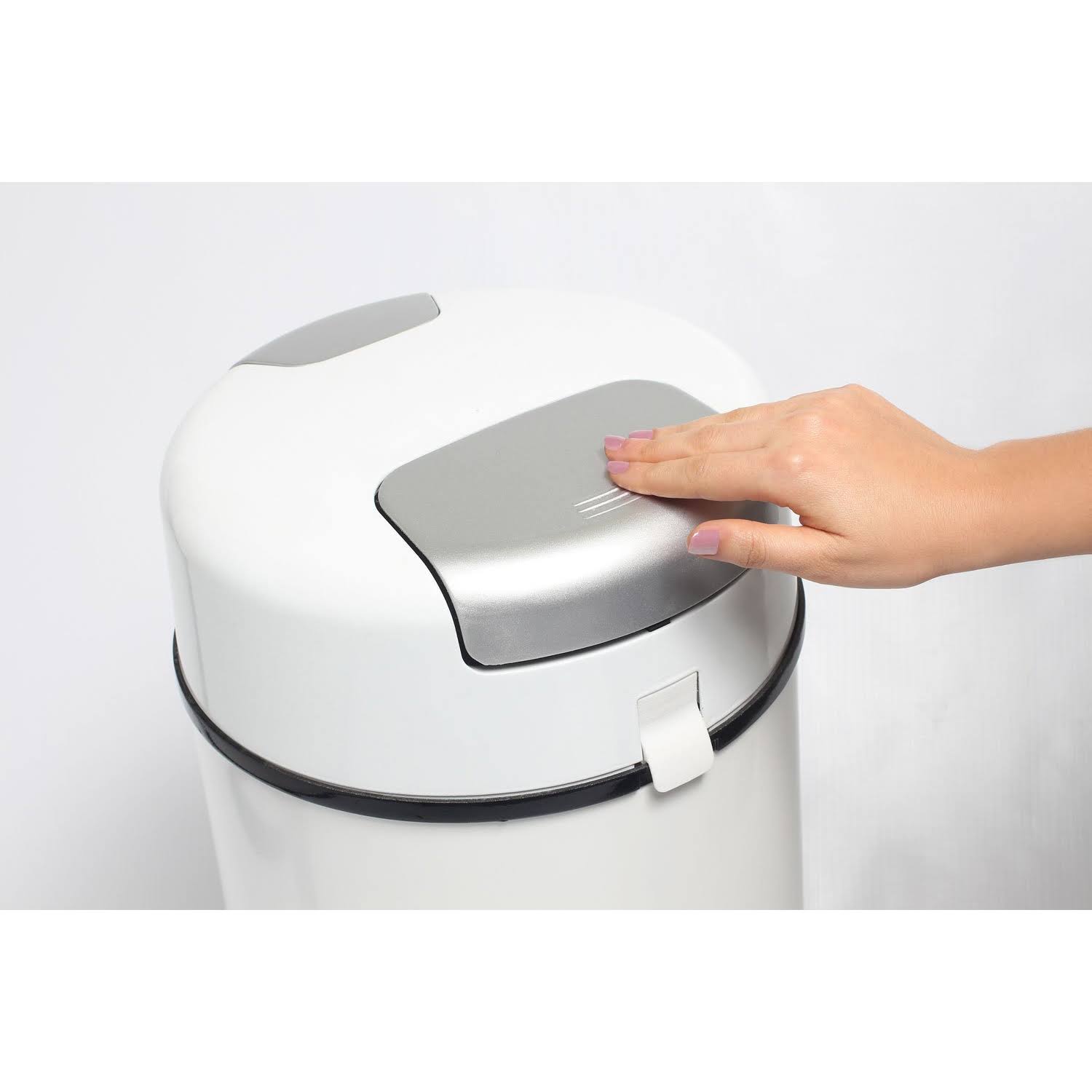 Bubula Steel Diaper Pail (Grey) Wellnestcares