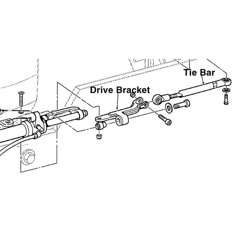 Seastar Solutions Universal Trolling Motor Tie Bar Kit Hp6083 ...