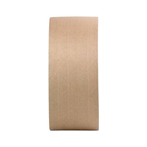 PackageZoom 8 Rolls Reinforced Gummed Kraft Paper Tape, 2.75 Inches x