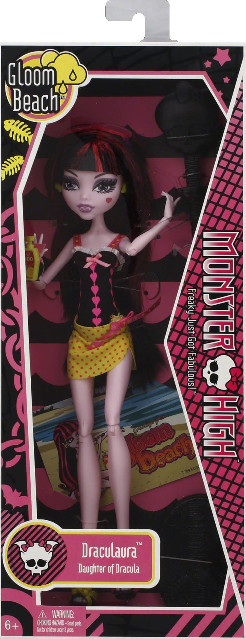 Monster High Gloom Beach Doll, DracuLaura - Wellnestcares