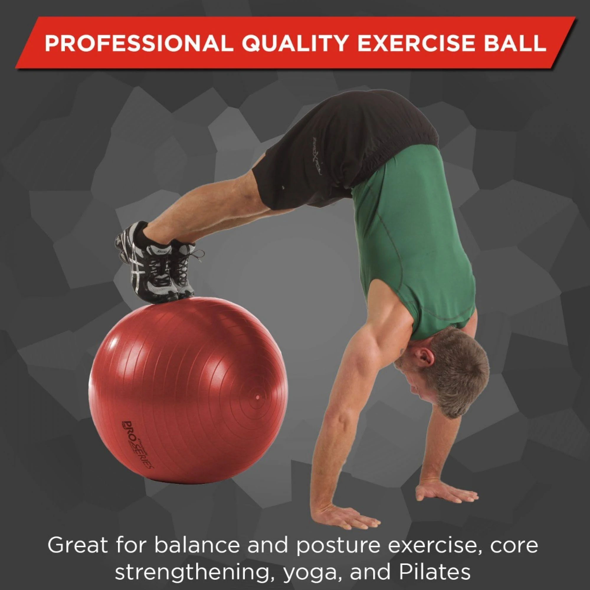 Theraband Inflatable Exercise Ball Pro Series SCP Silver 34 (85