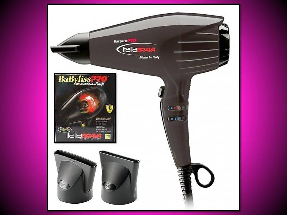 Babyliss Pro italia Brava Dryer Black Wellnestcares
