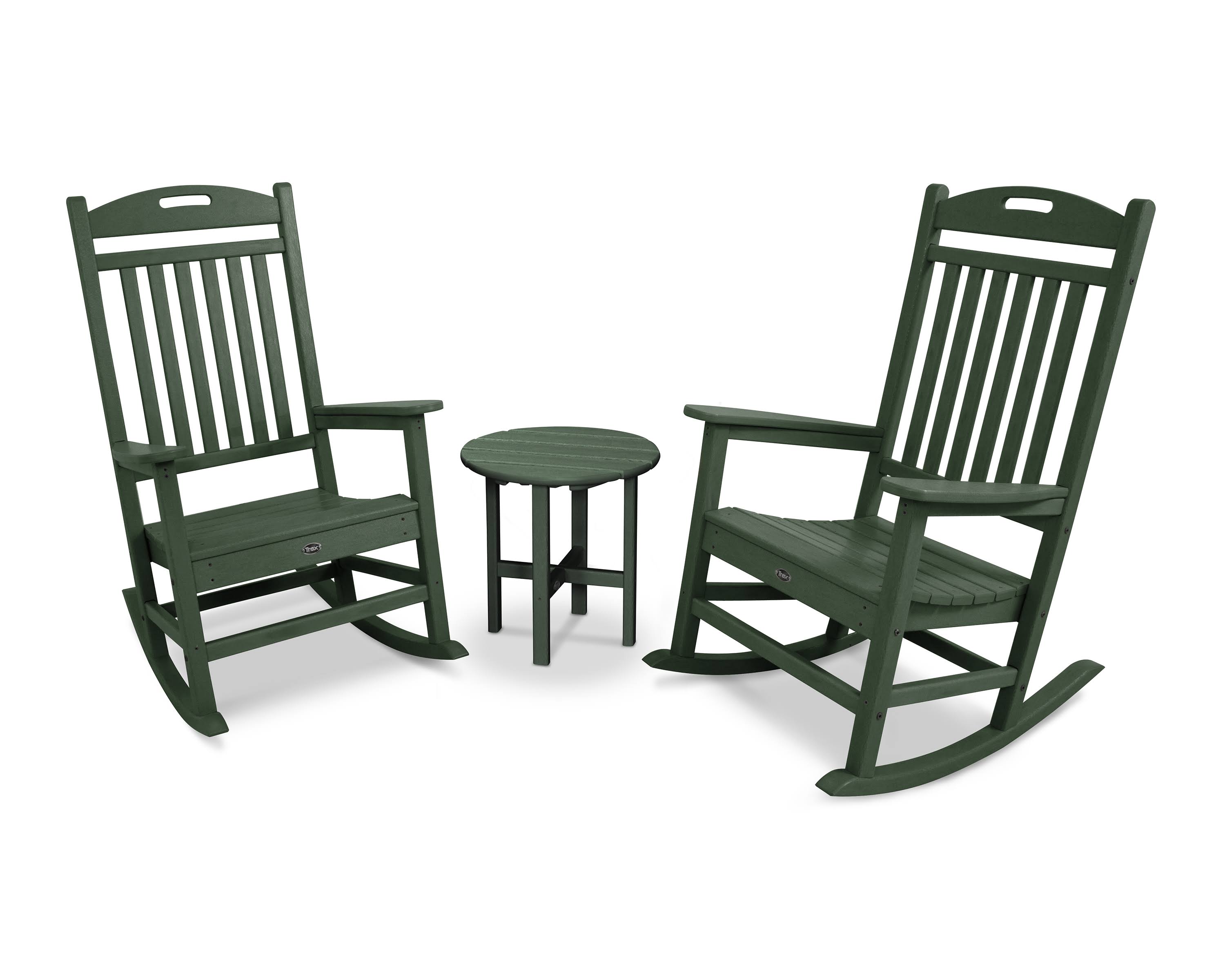 Trex Outdoor Furniture Yacht Club Rocker 3Piece Set Rainforest