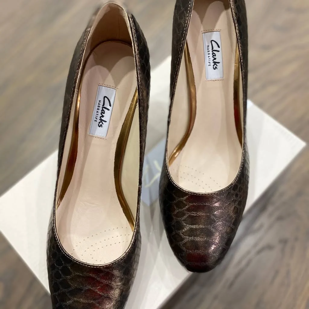 Clarks Kendra Sienna Leather Pump Wellnestcares