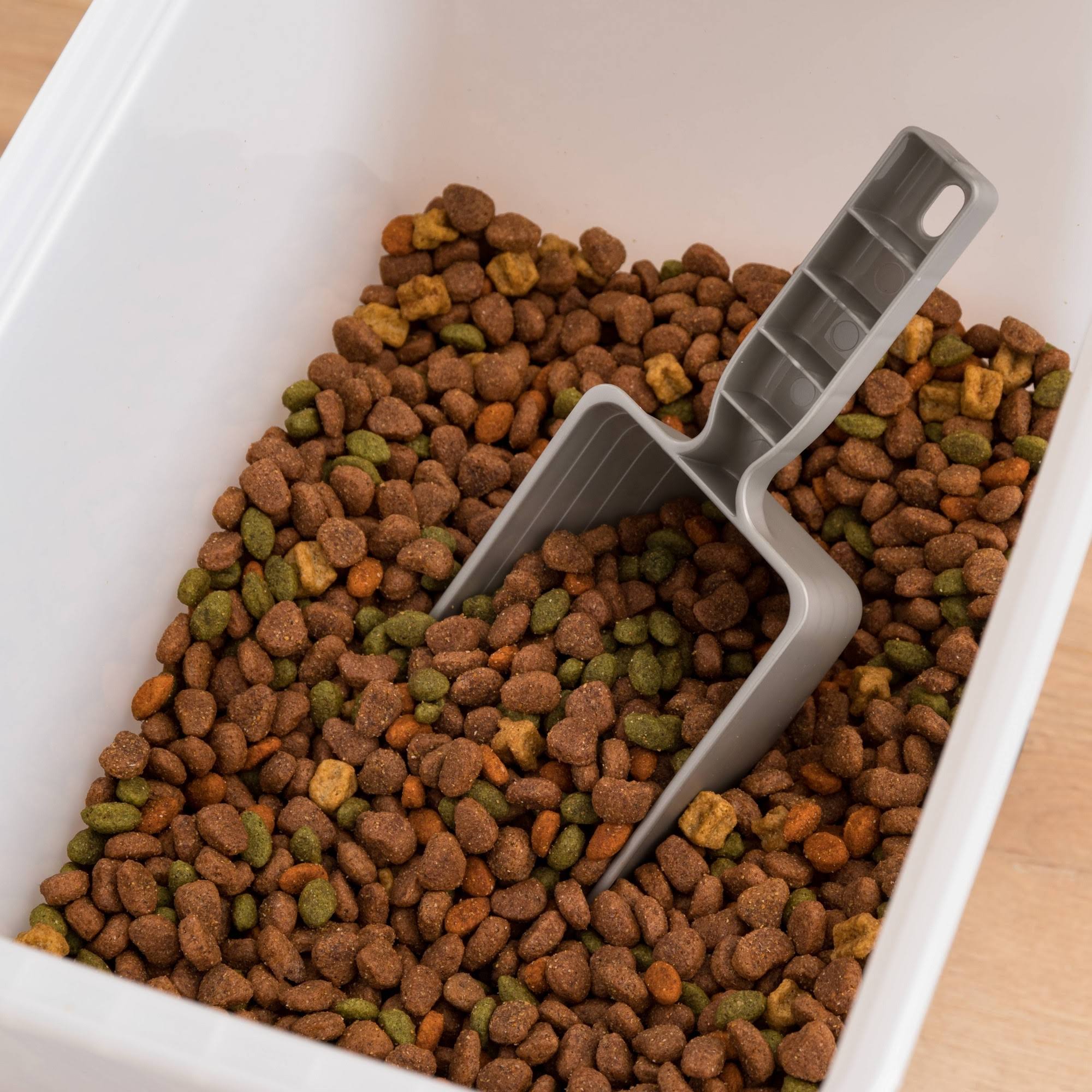 Iris USA Airtight Pet Food and Treat Storage Container Combo, Gray