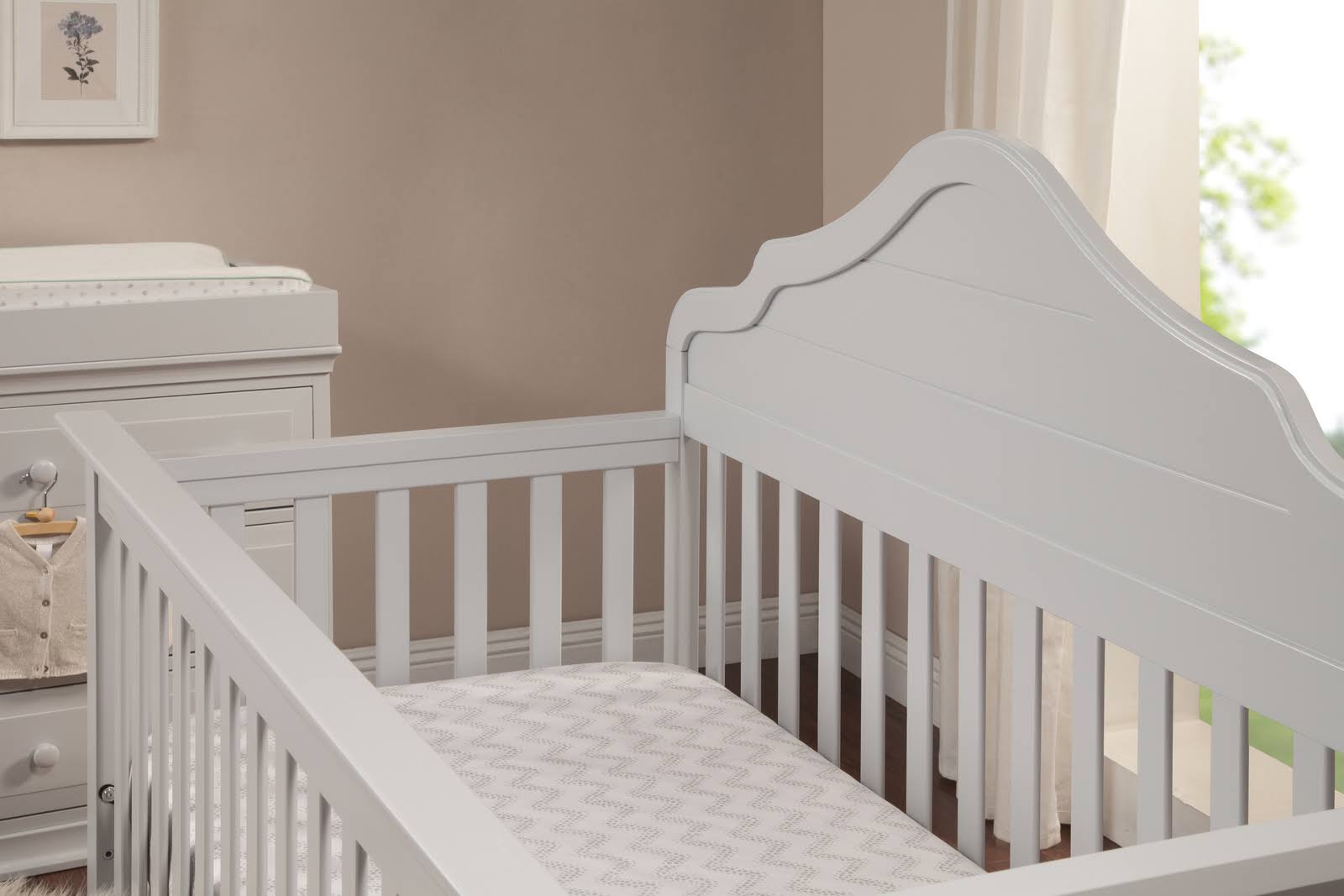 Davinci Flora 4in1 Convertible Crib Fog Grey Wellnestcares