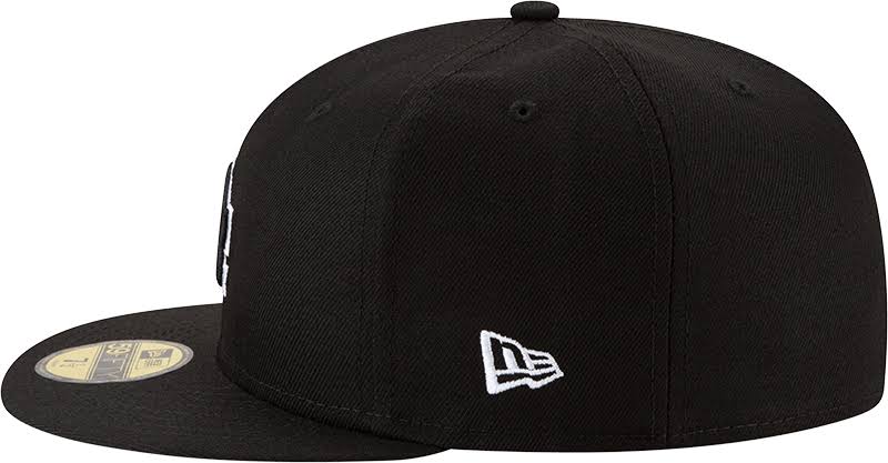 Los Angeles Dodgers New Era B-Dub 59FIFTY Fitted Hat - Black ...