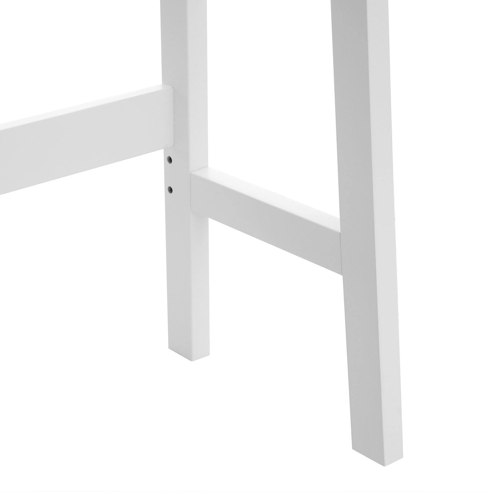 VASAGLE Toilet Storage Rack, Adjustable Bottom Bar, White Wellnestcares