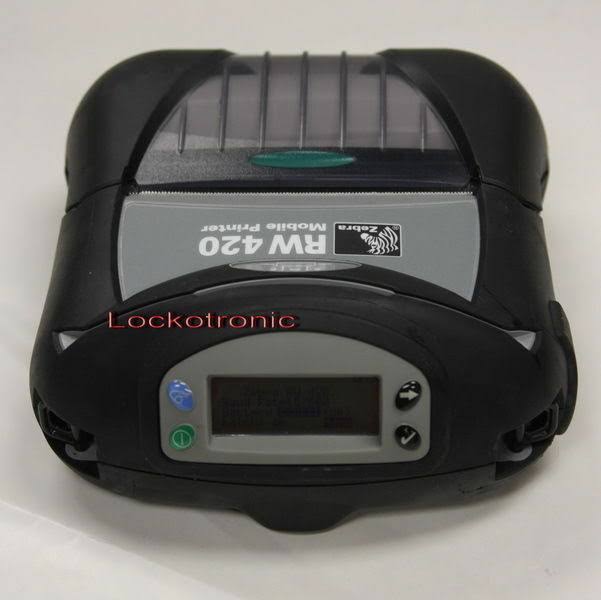 Zebra Rw 420 Portable Monochrome Direct Thermal Label Printer Wellnestcares 3639